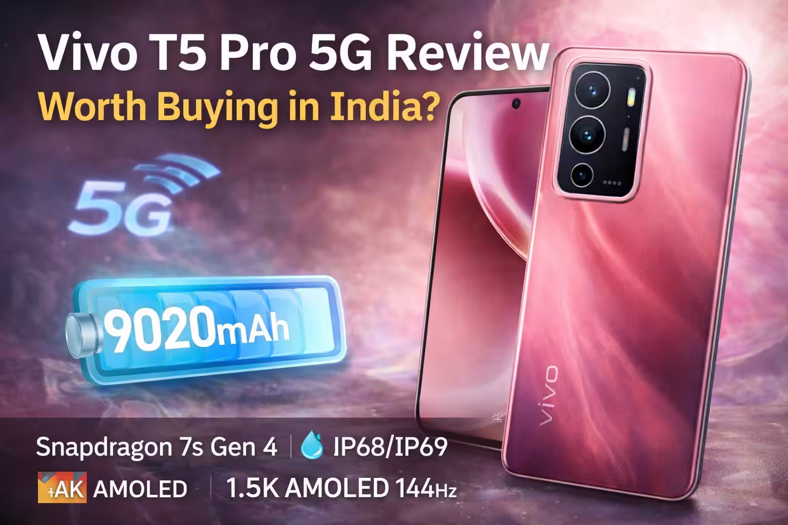 Vivo T5 Pro 5G Review & Full Specifications (2026): Is It Worth Buying in India?